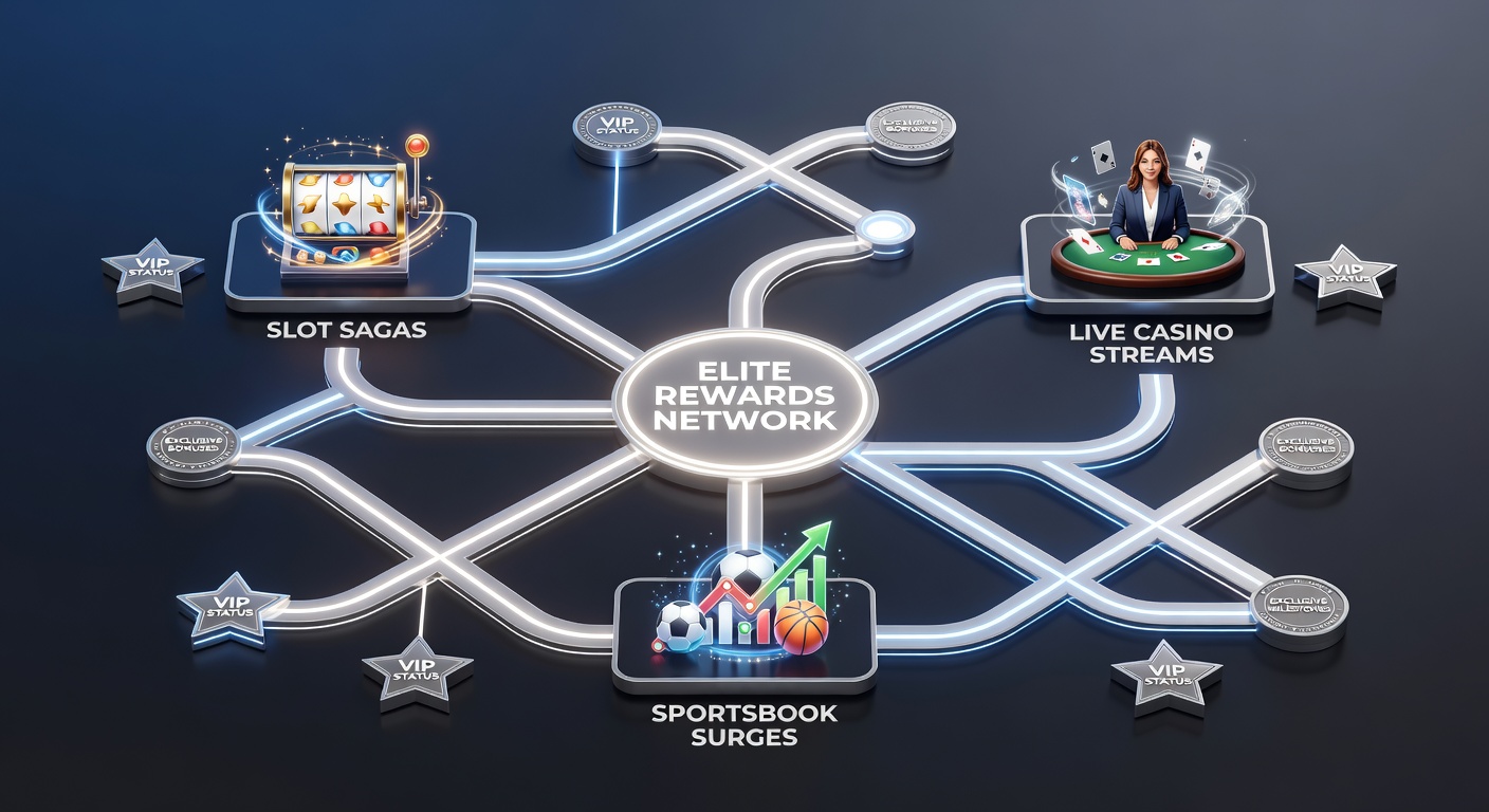 Dynamic live dealer scene with platinum VIPs at premium blackjack and roulette tables, surrounded by surging sportsbook odds and support chat bubbles