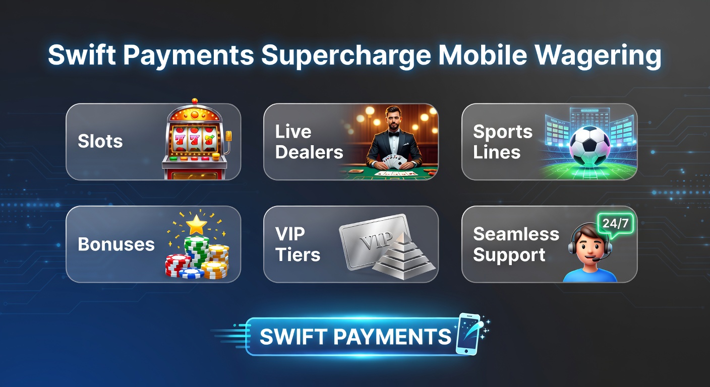 Mobile phone displaying swift payment confirmation amid vibrant slots and sports betting interfaces, highlighting instant transaction speed in wagering apps