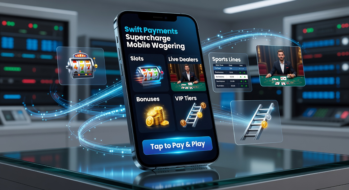 Dynamic sports betting lines updating live on a mobile screen next to a swift payment notification, showcasing real-time wagering with instant cash flow