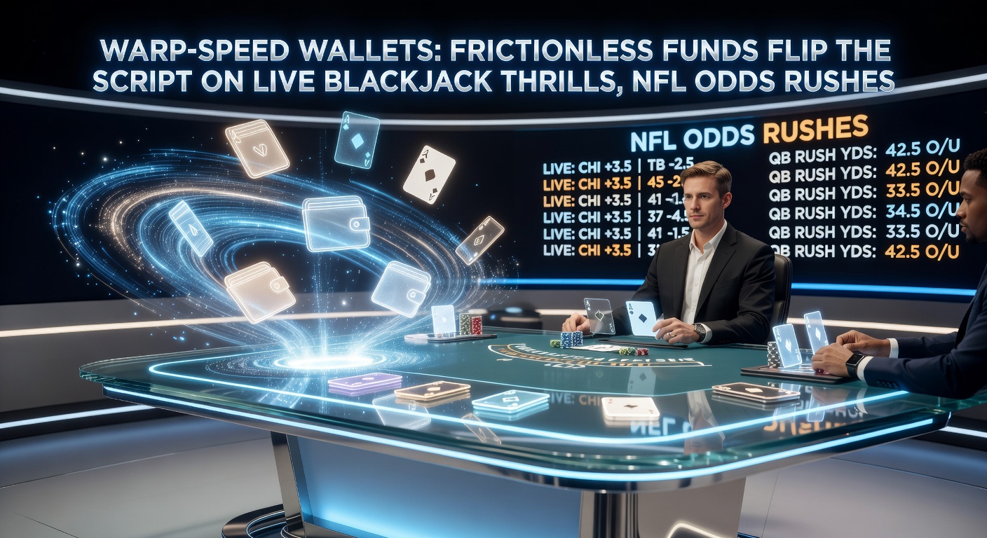 Close-up of a mobile screen displaying warp-speed wallet confirmation during an NFL odds bet alongside slot reels spinning bonuses